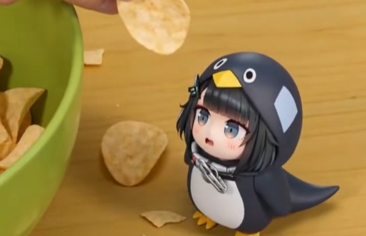 ぐぐががちゃんポテチを食べる